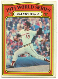 1972 Topps Baseball Cards      223     Dave McNally WS